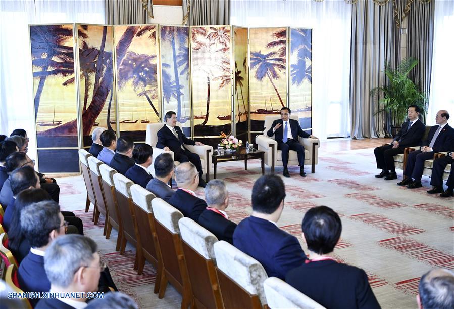 Premier chino se reúne con delegación de Fundación del Mercado Común entre Ambos Lados del Estrecho
