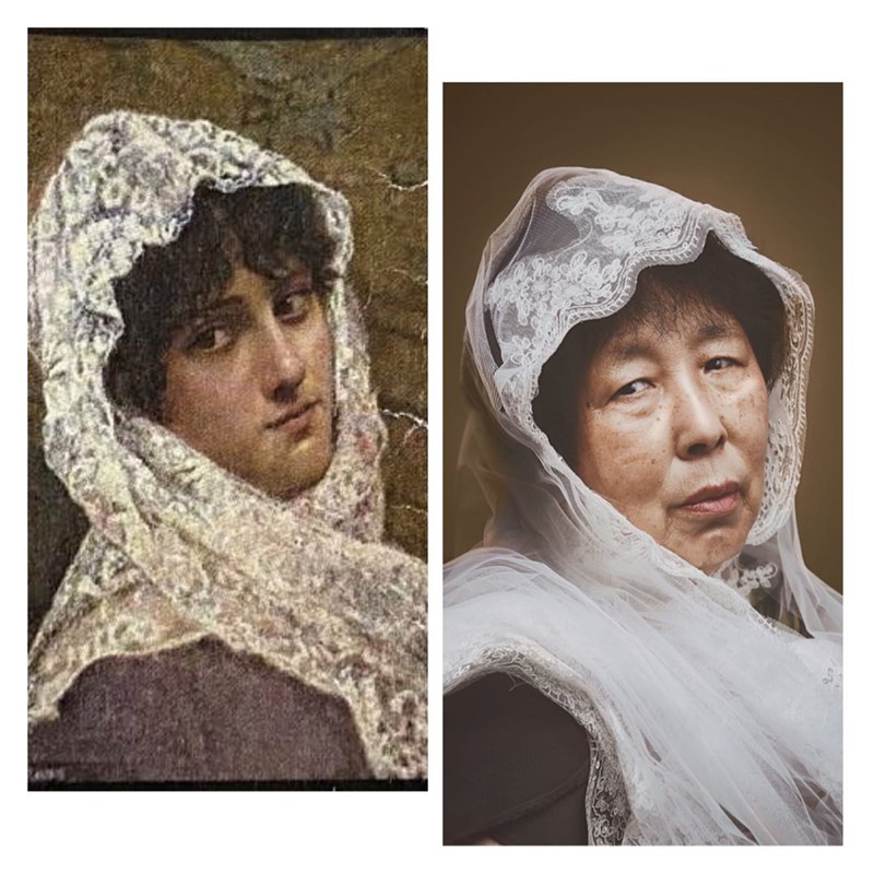 Un fotógrafo profesional hace fotos a las personas mayores del Hogar de Ancianos de la Comunidad Yangpu en Shanghai. [Foto proporcionada a China Daily]