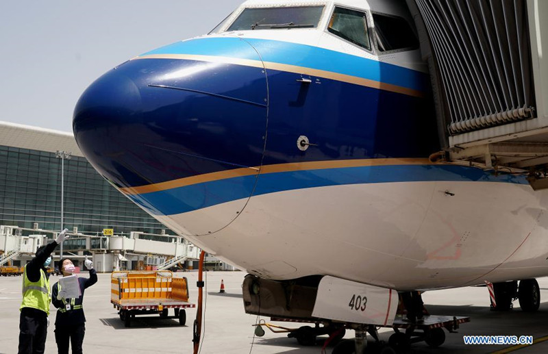 La joven mecánico de China Southern Airlines
