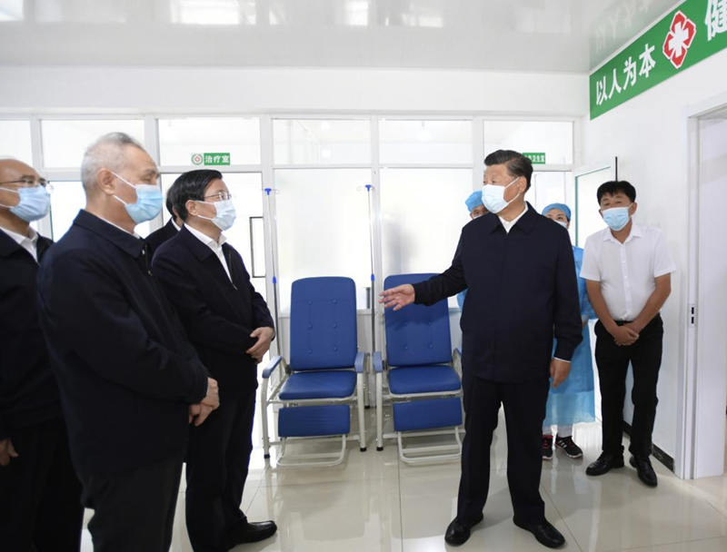 Xi inspecciona ciudad de Chengde, en norte de China