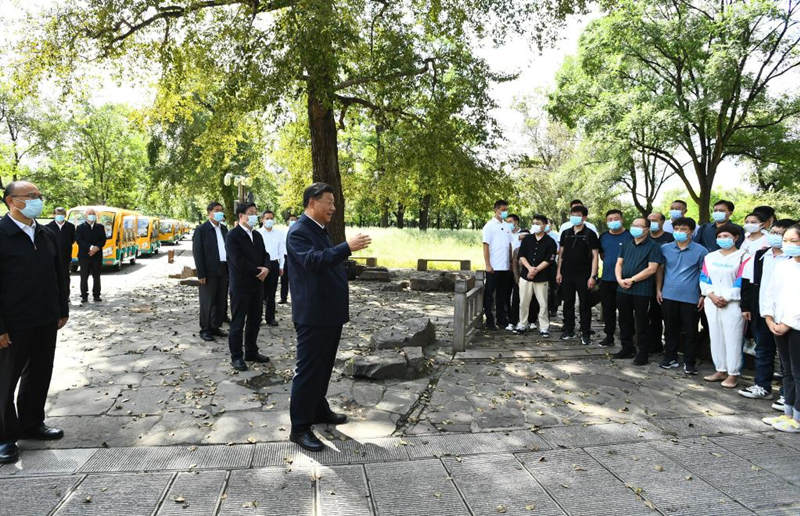 Xi inspecciona ciudad de Chengde, en norte de China