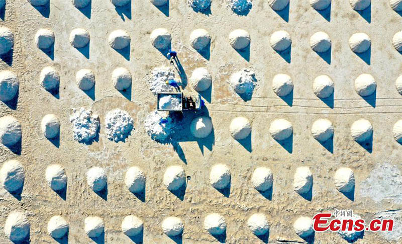 En fotos: un vistazo a las salinas de Gansu