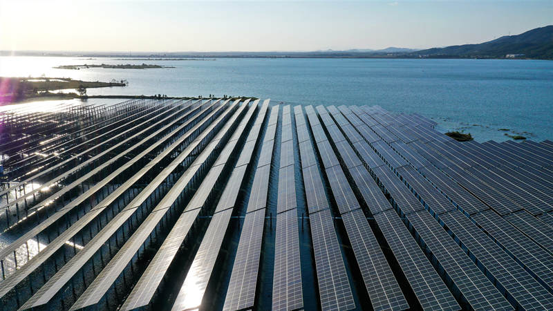 La pesca y la generación de energía fotovoltaica coexisten en Jiangxi