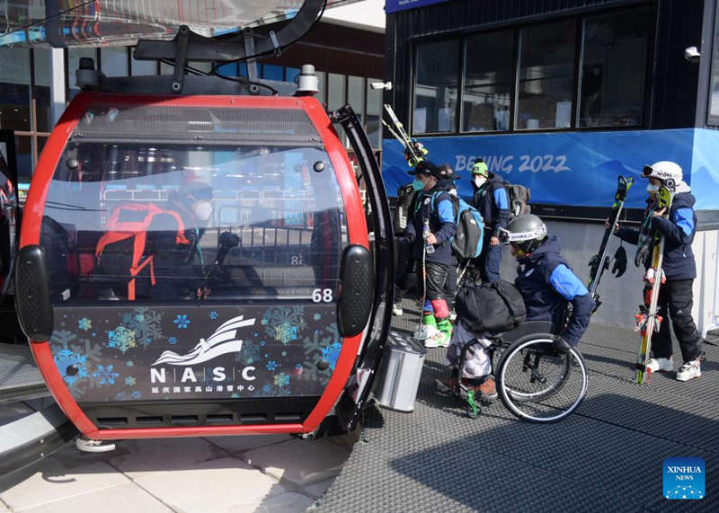 El Centro Nacional de Esquí Alpino está listo para los Juegos Paralímpicos de Invierno de Beijing