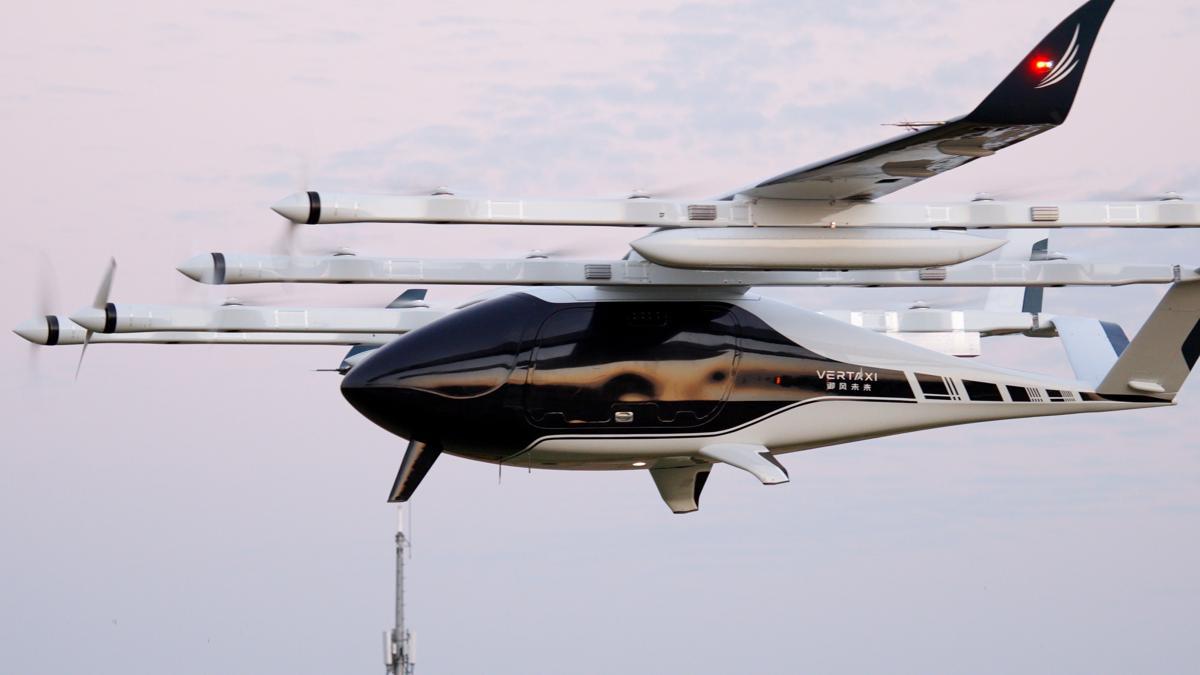 Primer avión eléctrico chino de despegue y aterrizaje vertical de 2 toneladas surcará muy pronto el firmamento