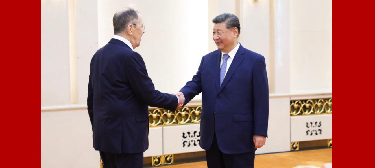 Xi se reúne con canciller ruso en Beijing