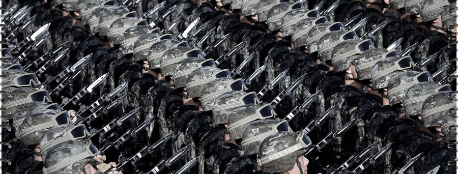 Imágenes del entrenamiento?militar para el desfile?del Día de la Victoria en China