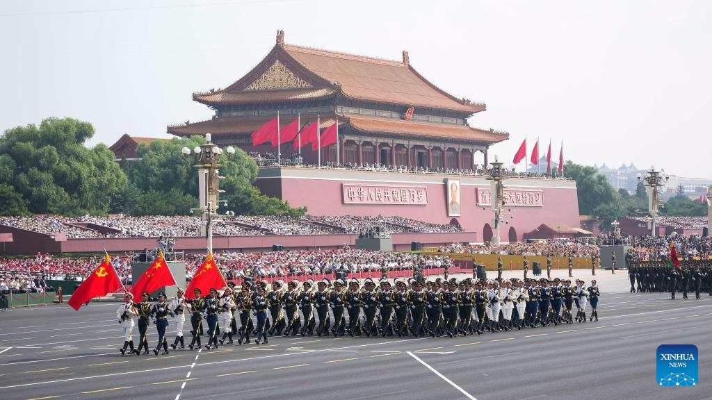 China organiza masivo desfile para conmemorar 80o aniversario de victoria en Segunda Guerra Mundial