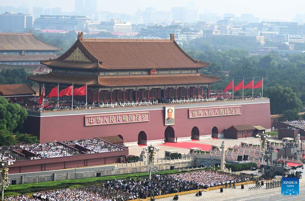 China organiza masivo desfile para conmemorar 80o aniversario de victoria en Segunda Guerra Mundial