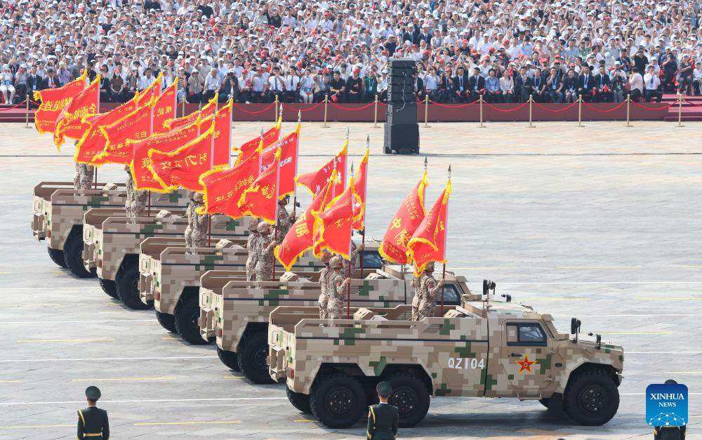 China organiza masivo desfile para conmemorar 80o aniversario de victoria en Segunda Guerra Mundial