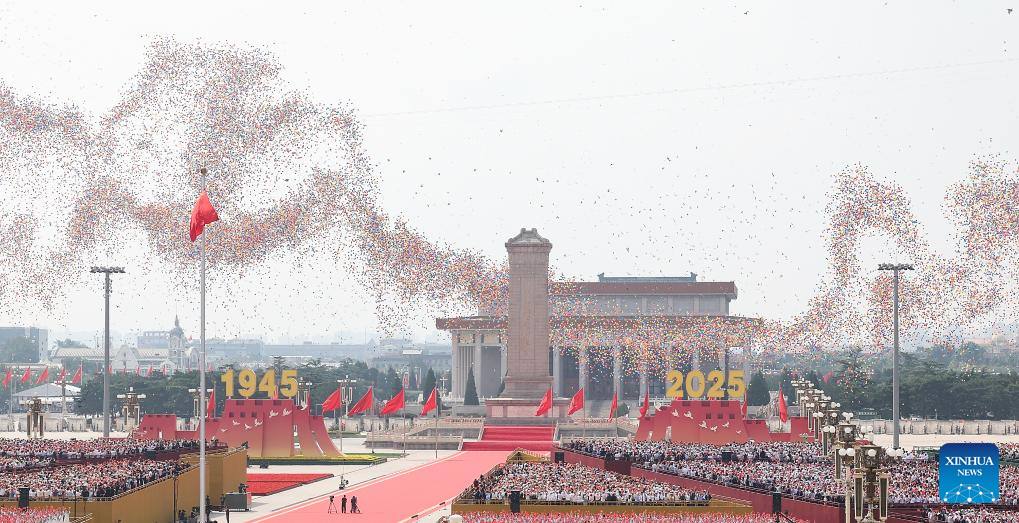 China organiza masivo desfile para conmemorar 80o aniversario de victoria en Segunda Guerra Mundial